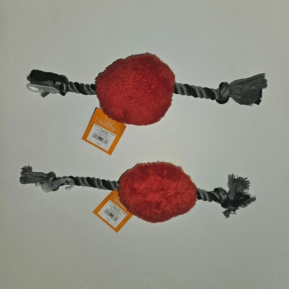 NWT 2 Halloween Dog Toys Lot Spider Plush With Rope Dog Toy Hyde & Eek